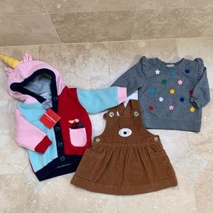 Hanna Andersson Size 70 Lot (NWT) Dress Sweater